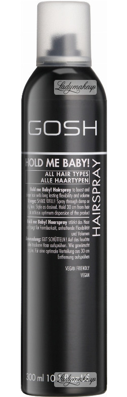 GOSH - HOLD ME BABY! HAIRSPRAY - Lakier do włosów (mocny) - 300 ml