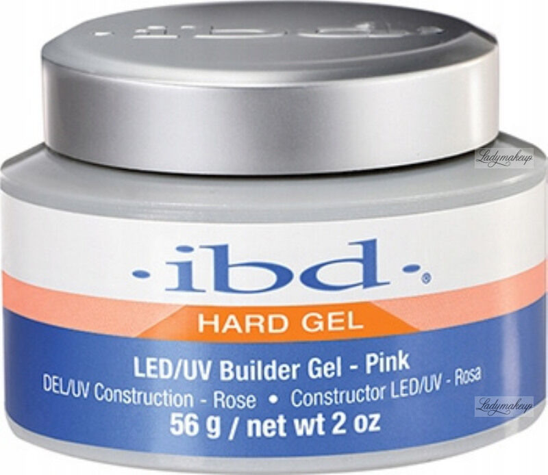 Ibd - Hard Gel - LED/UV Builder Gel - Żel budujący - 56 g - PINK