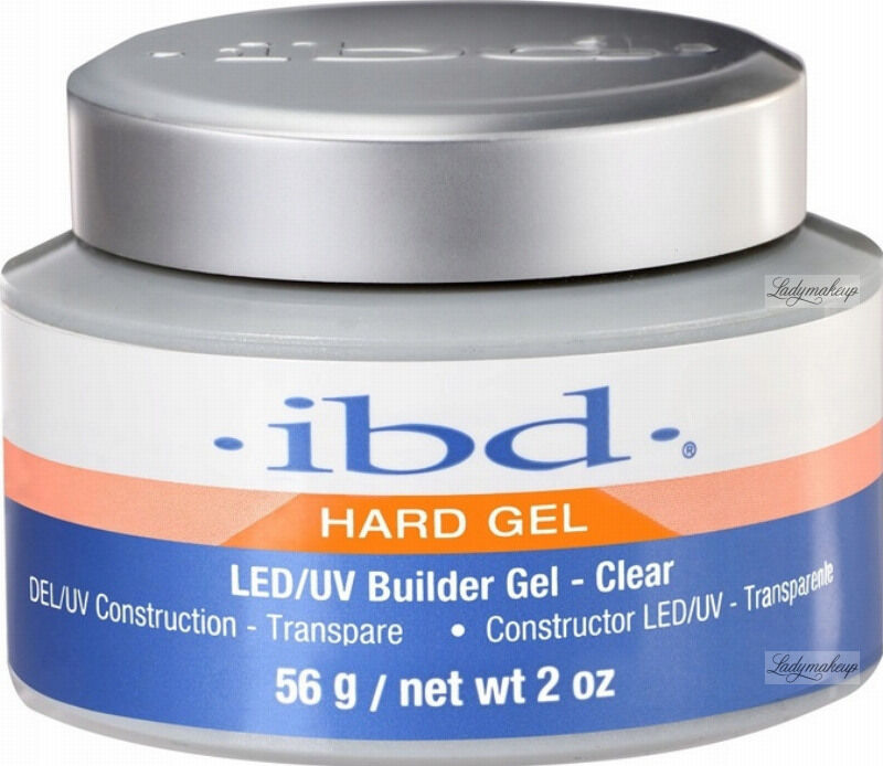 Ibd - Hard Gel - LED/UV Builder Gel - Żel budujący - 56 g - CLEAR