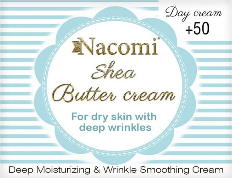 Nacomi - Shea Butter Cream - Krem do twarzy z masłem Shea i kwasem hialuronowym na dzień - 50+
