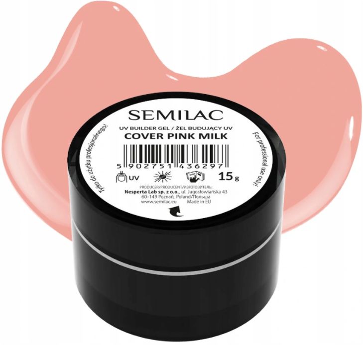 Semilac Żel Budujący Builder COVER PINK MILK 15g