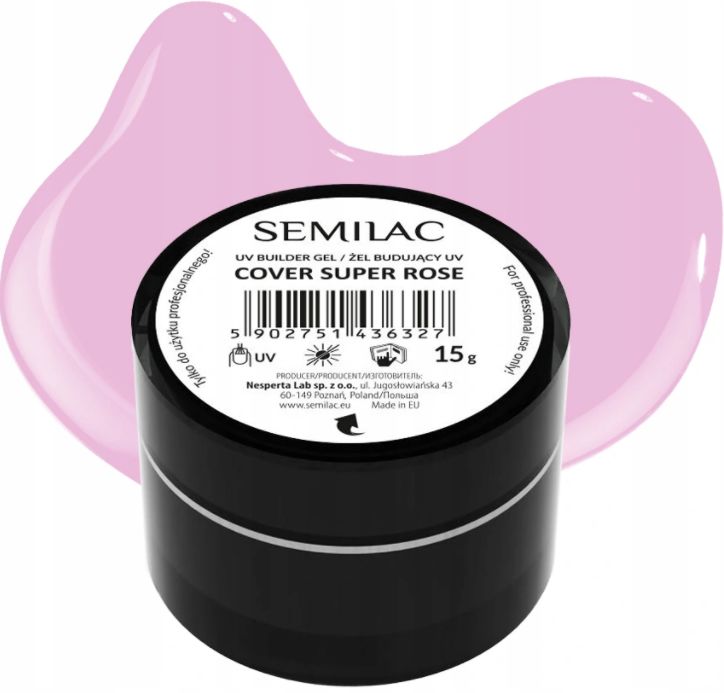 Semilac Żel Budujący Builder COVER SUPER ROSE 15g