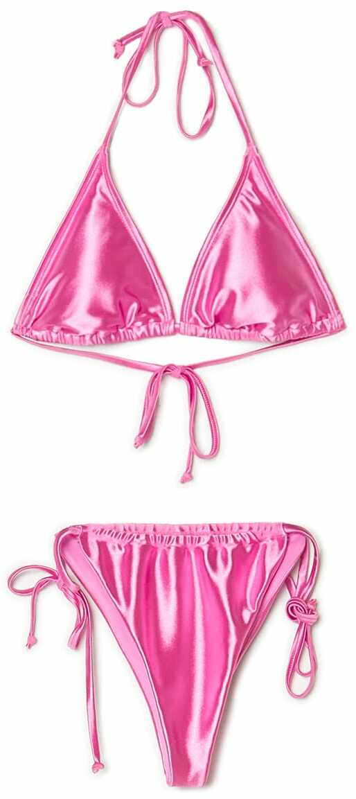 Cropp - Różowe bikini - Różowy