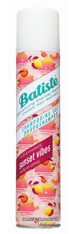 Batiste - DryShampoo - SUNSET VIBES - Suchy szampon do włosów - 200 ml