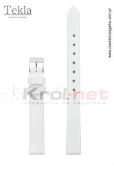 Pasek do zegarka TK126B/12 - gładki, biały