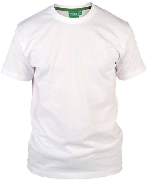 FLYERS-D555 Duży T-shirt Biały