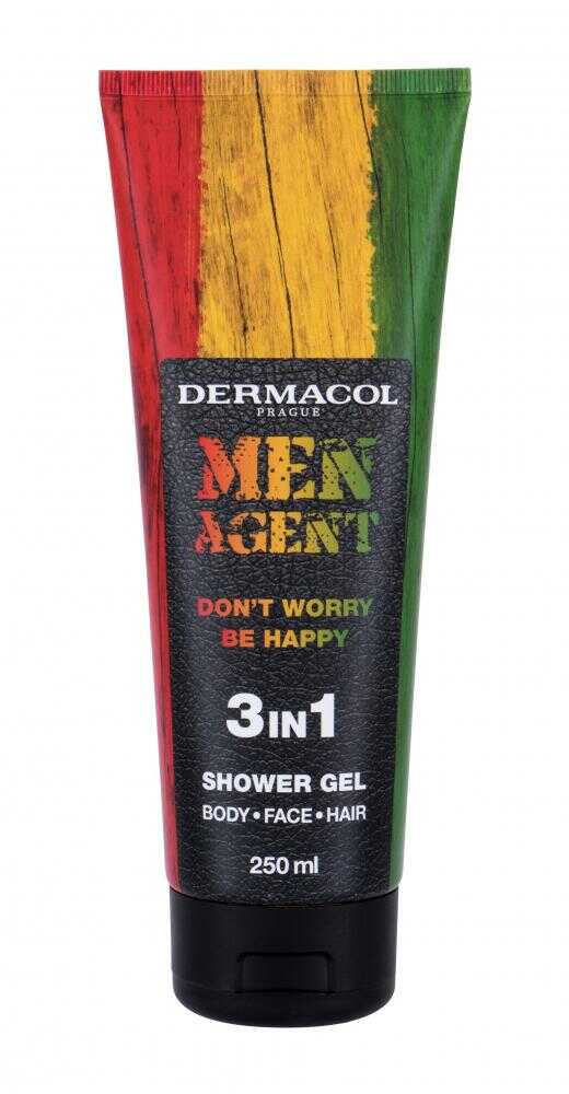 Dermacol Men Agent Don''t Worry Be Happy 3in1 żel pod prysznic i szampon 250 ml dla panów