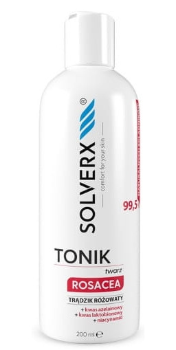 Tonik do Twarzy Trądzik Różowaty, SOLVERX Rosacea