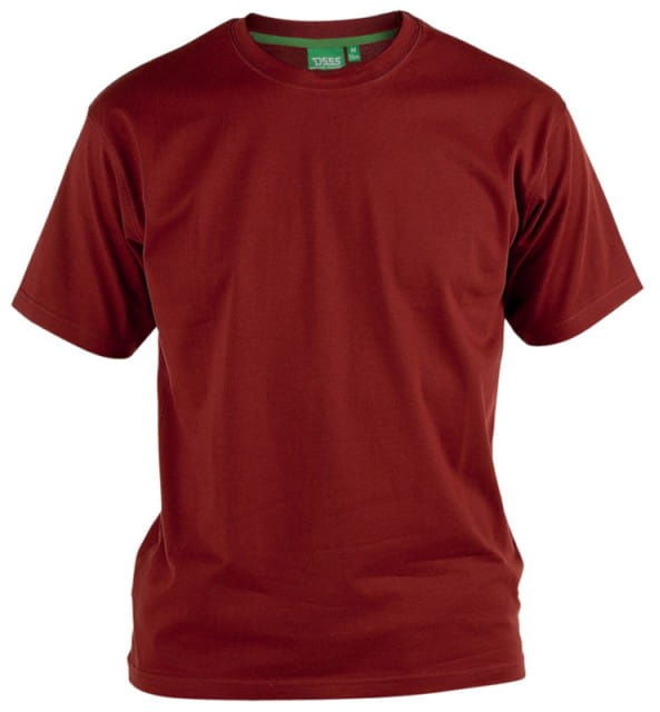 FLYERS-D555 Duży T-shirt Czerwony