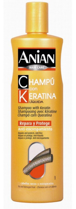 Szampon keratynowy Anian Keratin Shampoo 400 ml (8414716101746)