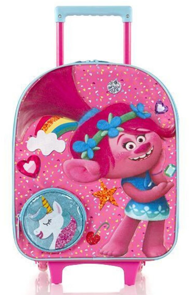 Dziewczęca walizka Heys DreamWorks Softside Luggage - Trolls/Unicorn