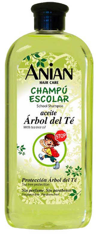 Szampon z olejkiem z drzewa herbacianego Anian School Shampoo With Tea Tree Oil 400 ml (8414716102446)