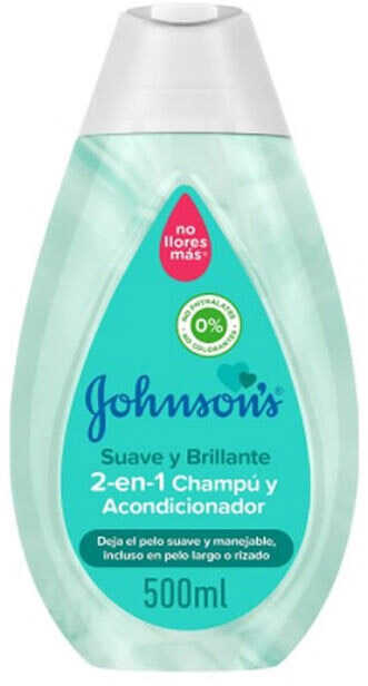 Szampon do oczyszczania włosów Johnson''s Soft And Brilliant 2 In 1 Shampoo And Conditioner 500 ml (3574661627021)