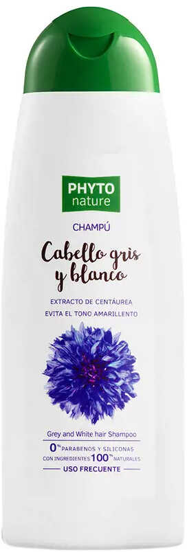 Szampon do oczyszczania włosów Phyto Nature Gray & White Hair Shampoo 400 ml (8414152411058)