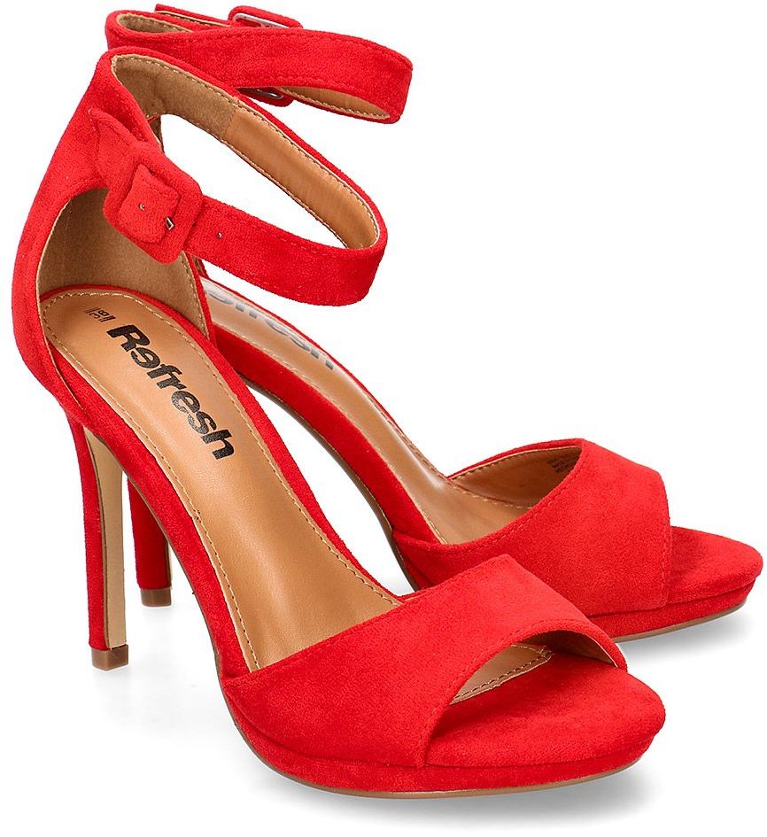 Refresh - Sandały Damskie - 69541 RED - Czerwony