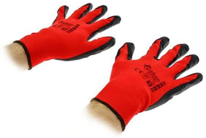 Rękawice robocze rozm. 10 red Rękawiczki ochronne G73582