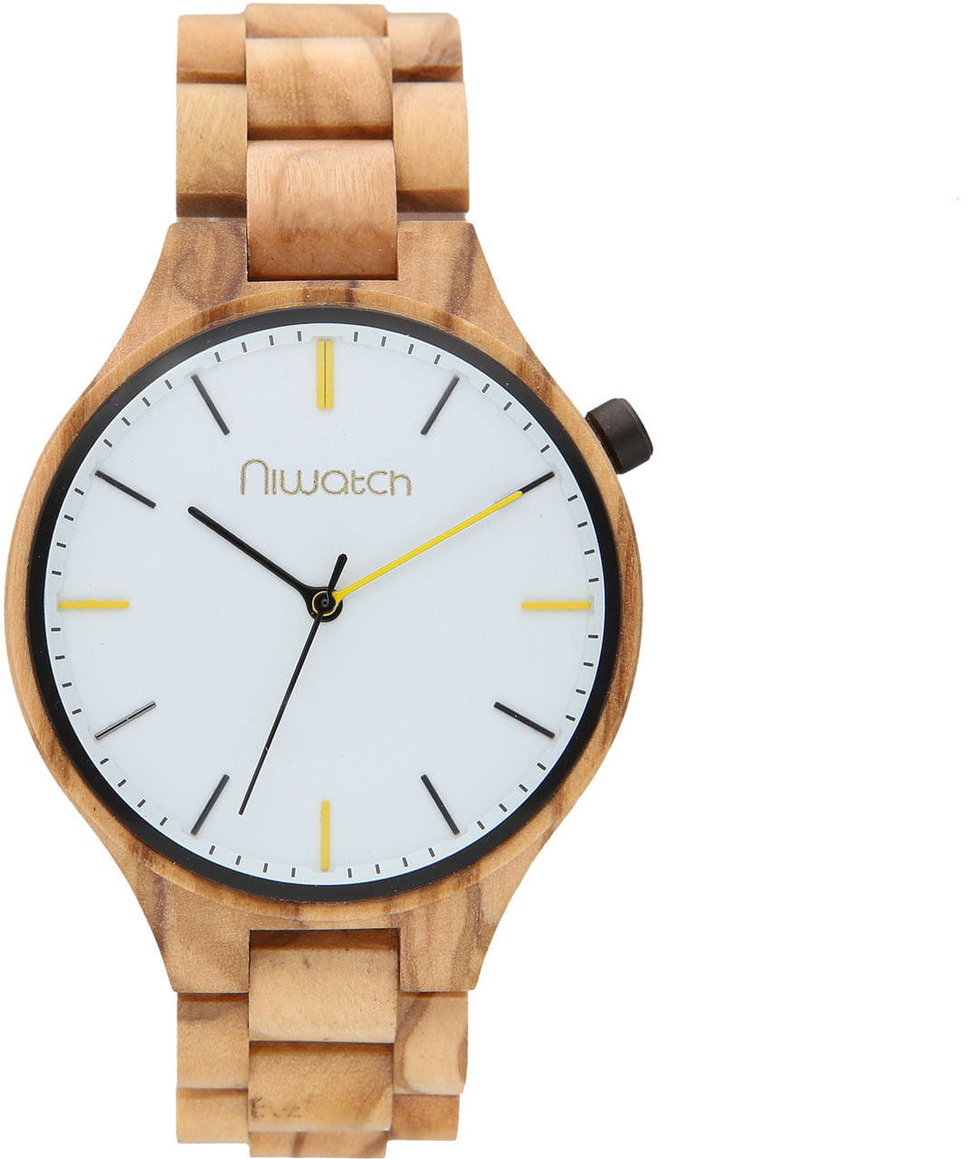 Zegarek drewniany Niwatch - kolekcja CASUAL - ZEBRANO