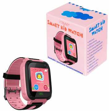 VITAMMY SMART KID WATCH różowy Smartwatch dla dzieci