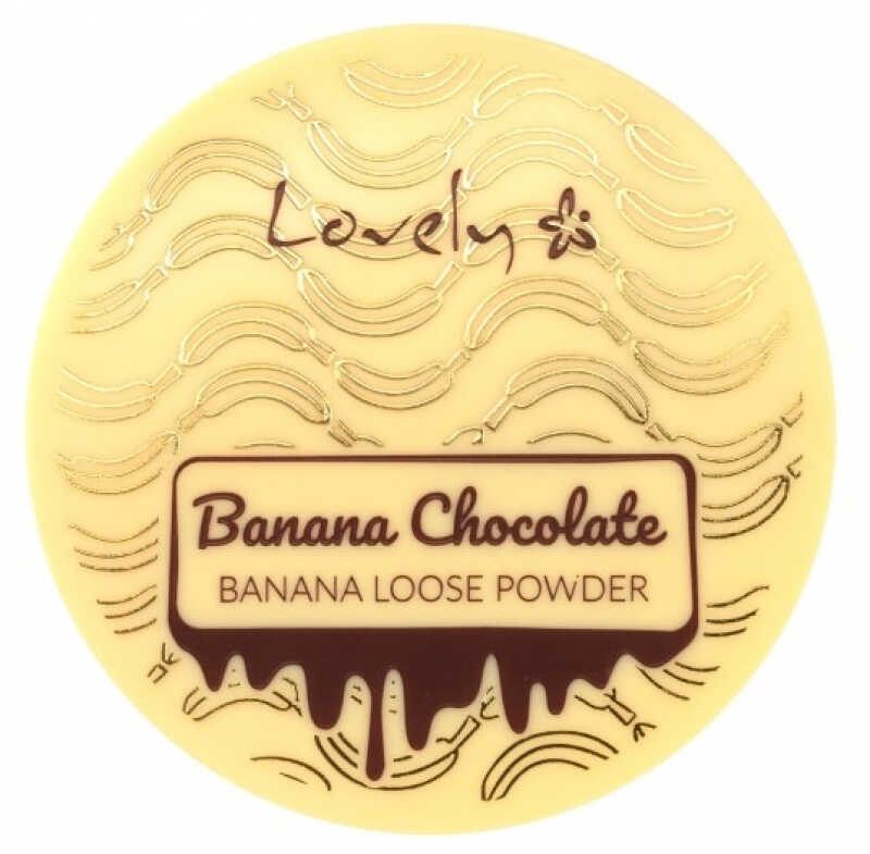 Lovely - Banana Chocolate Banana Loose Powder - Bananowo-czekoladowy sypki puder do twarzy - 8 g