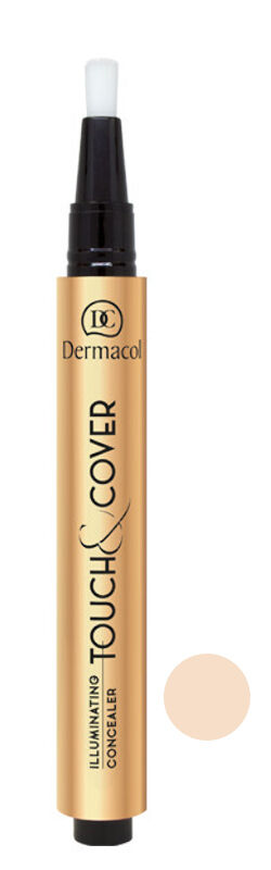Dermacol - TOUCH & COVER - Illuminating Concealer - Rozświetlający korektor w pisaku - 02