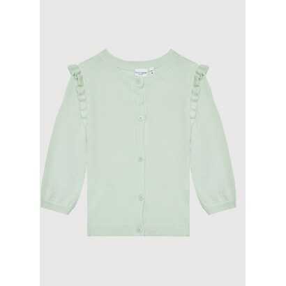 NAME IT Kardigan 13202931 Zielony Regular Fit