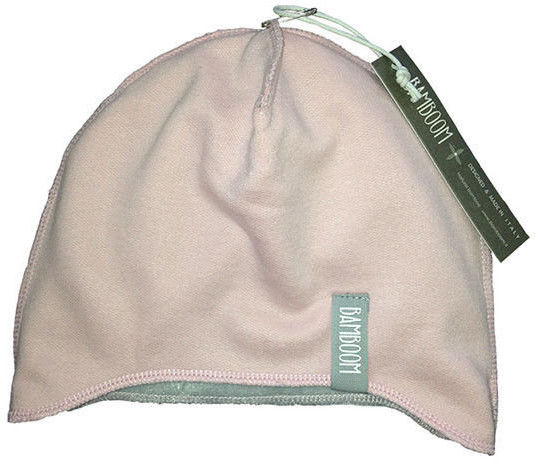 Bamboom - Czapeczka Ocieplana Bambus Organiczny Różowa 0 - 3m