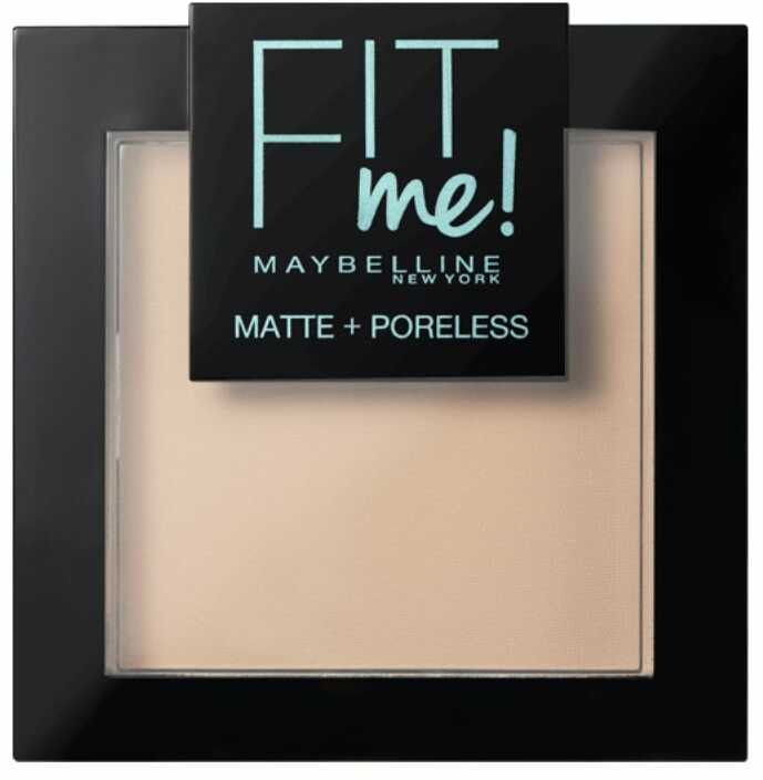 Maybelline Fit Me Matte Poreless Pressed Powder 105 Natural Ivory 9g puder matujący do twarzy w kompakcie