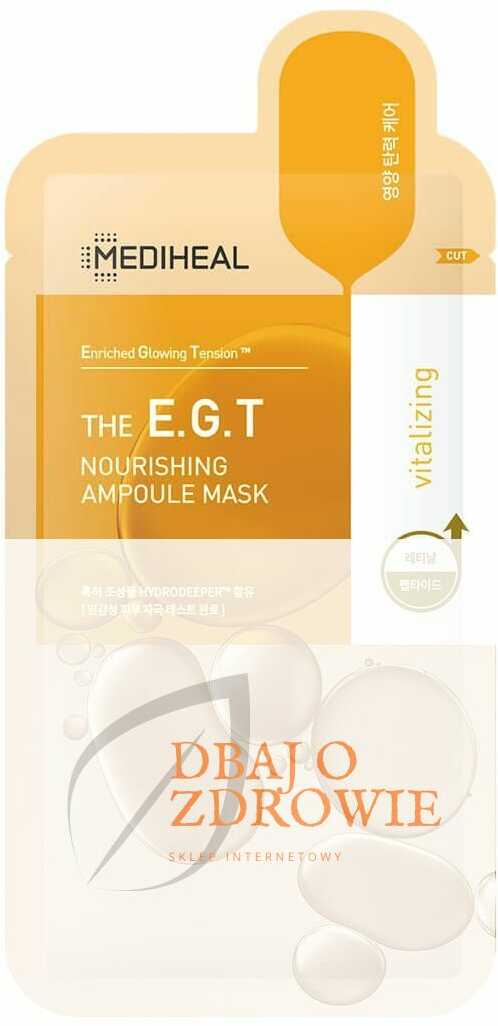 Odżywcza Maska w Płachcie THE E.G.T AMPOULE Bambusowa, Mediheal