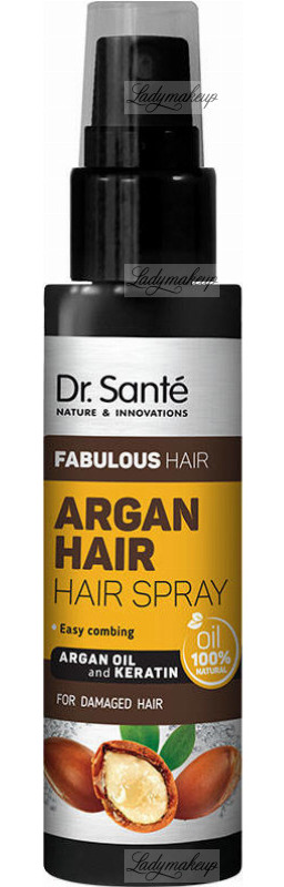 Dr. Sante - Fabulous Hair - Argan Hair - Hair Spray - Odżywka w spray''u do włosów uszkodzonych - BEZ SPŁUKIWANIA - 150 ml