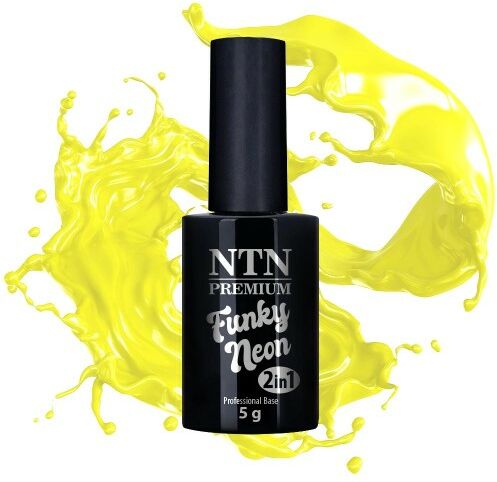 Baza do paznokci NTN Premium 2w1 Funky Neon 5 g Nr 2