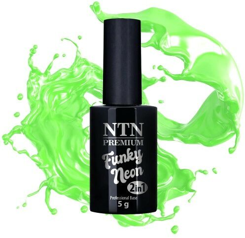 Baza do paznokci NTN Premium 2w1 Funky Neon 5 g Nr 3