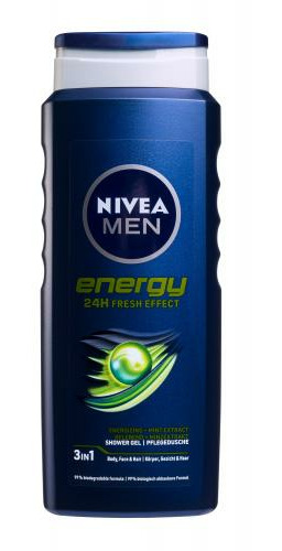 Nivea Men Energy żel pod prysznic 500 ml dla mężczyzn