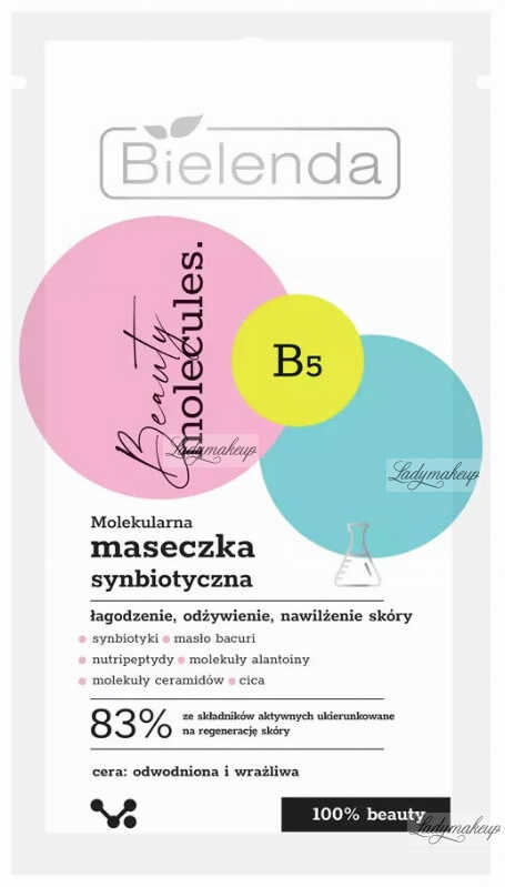 Bielenda - Beauty Molecules - Molecular Face Mask with Synbiotics - Molekularna maseczka synbiotyczna - 8g