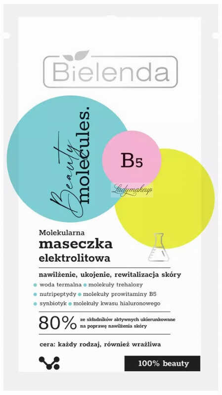 Bielenda - Beauty Molecules - Molecular Face Mask with Electrolytes - Molekularna maseczka elektrolitowa - 8g
