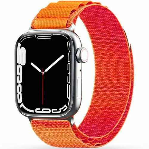 Pasek Nylonowy Tech-Protect Nylon Pro do Apple Watch 49/45/44/42 mm, pomarańczowy