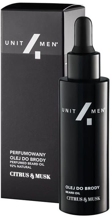Unit4Men Perfumowany olej do brody Citrus&Musk