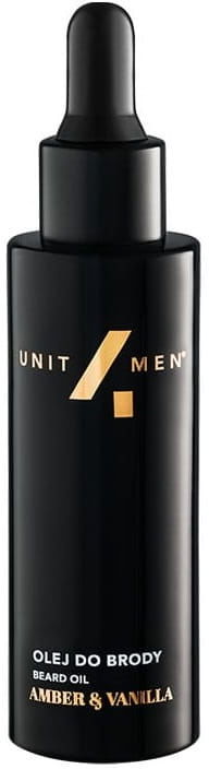 Unit4Men Perfumowany olej do brody Amber&Vanilla