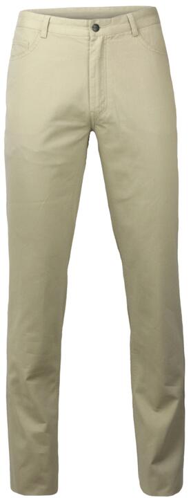 Casualowe Spodnie Męskie, Chinos - 100% BAWEŁNA, Zwężane Nogawki, Écru SPEZREAL433green
