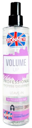 Ronney Volume Up, spray zwiększający objętość włosów, do cienkich i słabych 285ml
