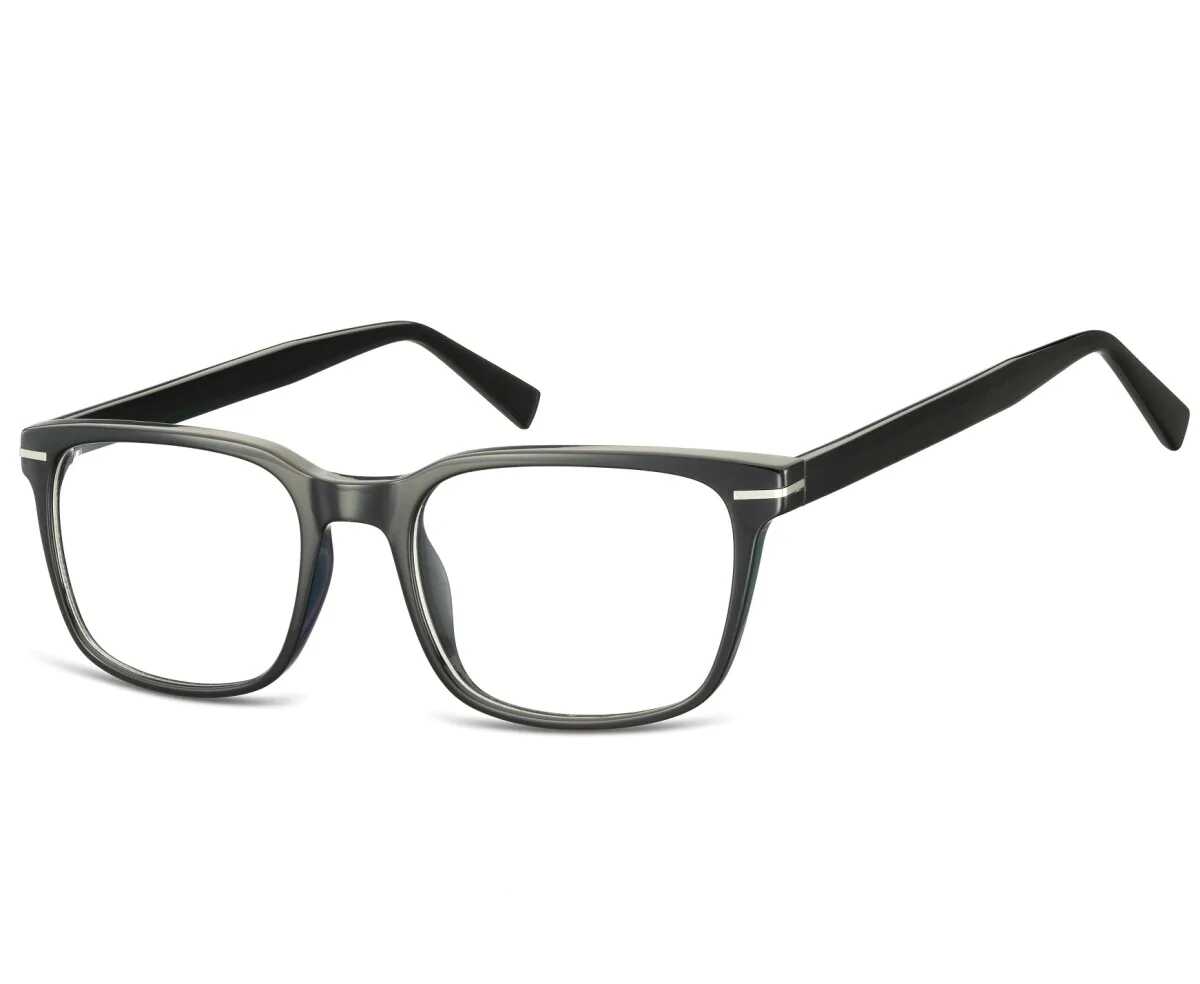 Sunoptic Okulary oprawki korekcyjne Nerdy zerówki CP119 czarne