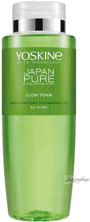 YOSKINE - JAPAN PURE - Glow Tonik - Rozświetlający tonik do twarzy - 400 ml