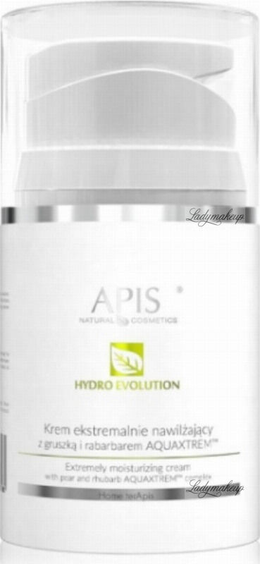 APIS - Hydro Evolution - Home terApis - Moisturizing Cream - Ekstremalnie nawilżający krem do twarzy z gruszką i rabarbarem - 50 ml