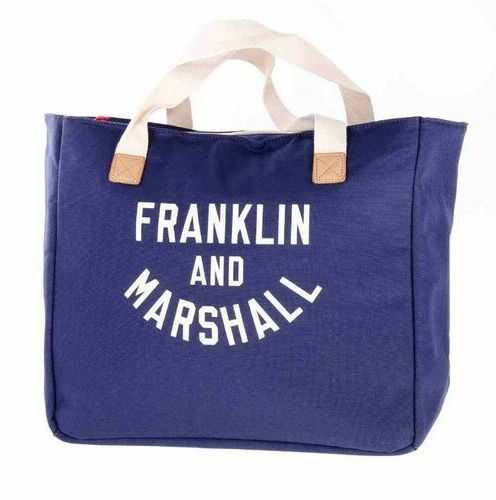 torba FRANKLIN &amp; MARSHALL - Varsity shopper - dark blue solid (25) rozmiar: OS
