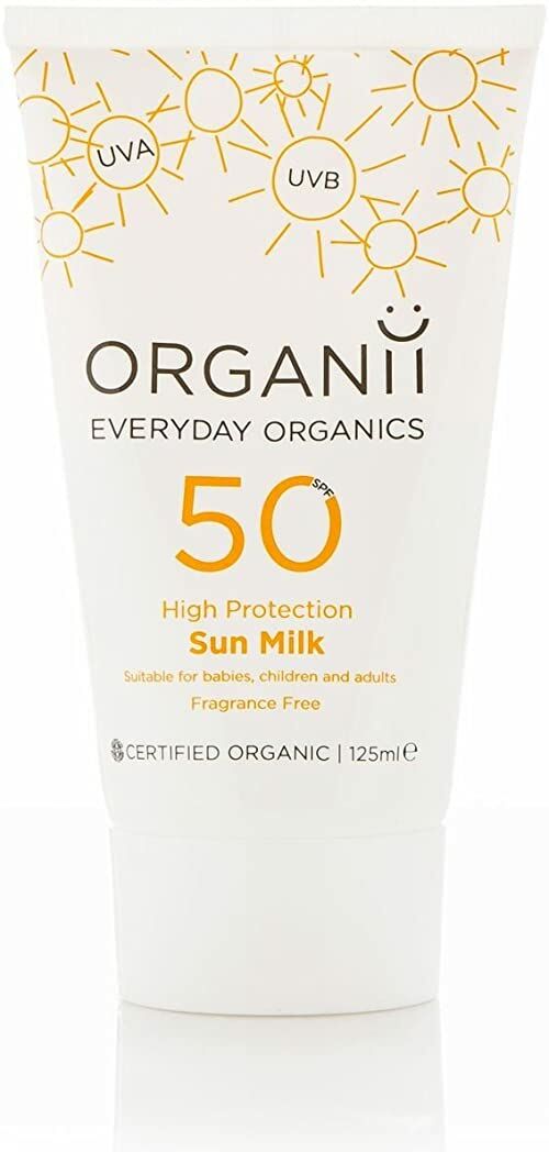Organii Organic Vegan mleczko do opalania SPF50 125 ml