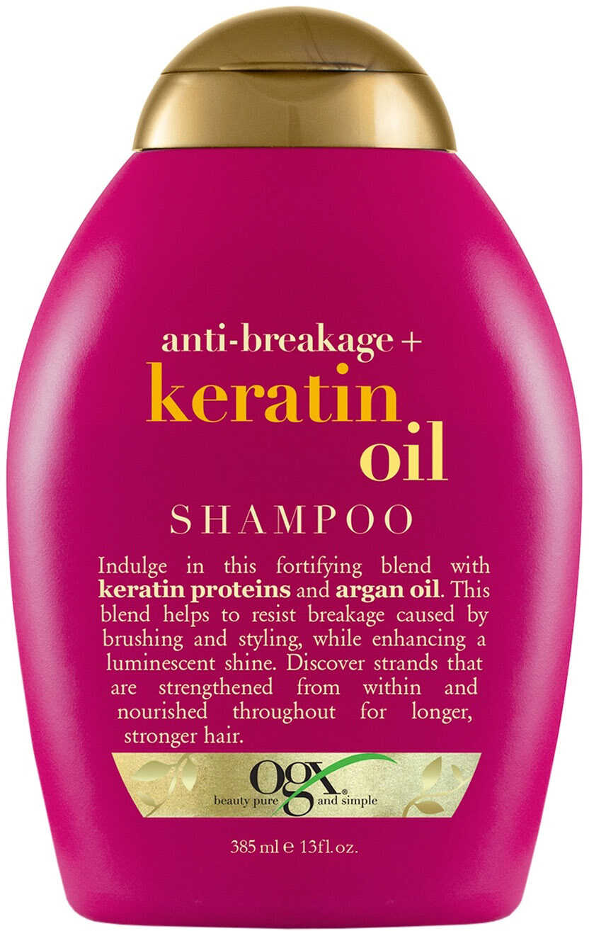 Szampon przeciw łamliwości włosów z olejkiem keratynowym Ogx Keratin Oil Anti-Breakage Hair Shampoo 385 ml (22796977519)