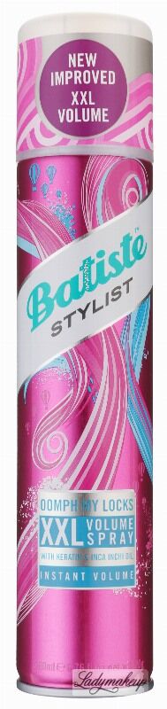 Batiste - DRY SHAMPOO XXL STYLIST VOLUME - Suchy szampon do włosów zwiększający objętość - 200 ml