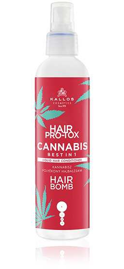 Kallos KJMN Hair Pro-Tox Cannabis Odżywka regenerująca w sprayu 200 ml
