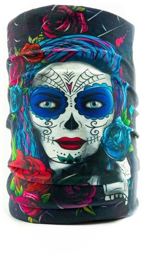 Bandana tuba na szyje / opaska na głowę Dr.Bacty - santa muerte