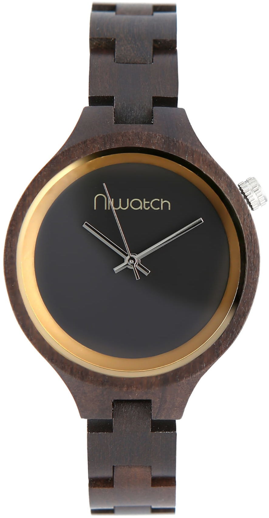 Damski zegarek drewniany Niwatch - kolekcja ELEGANCE - HEBAN