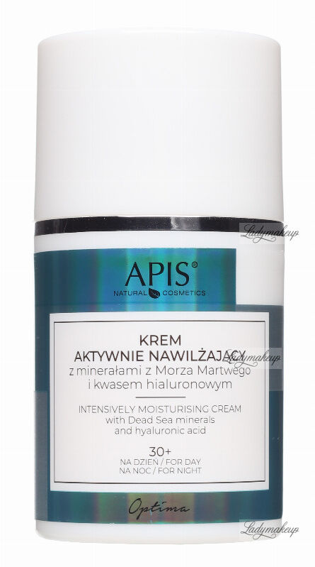 APIS - Optima - Moisturizing Cream 30+ Aktywnie nawilżający krem do twarzy z minerałami z Morza Martwego - 50 ml